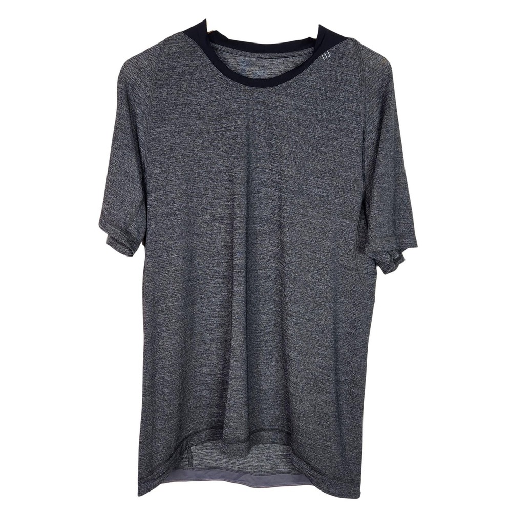LULULEMON Bolt‎ Tech Shirt Mens Medium? Gray Short Sleeve Athletic Performance